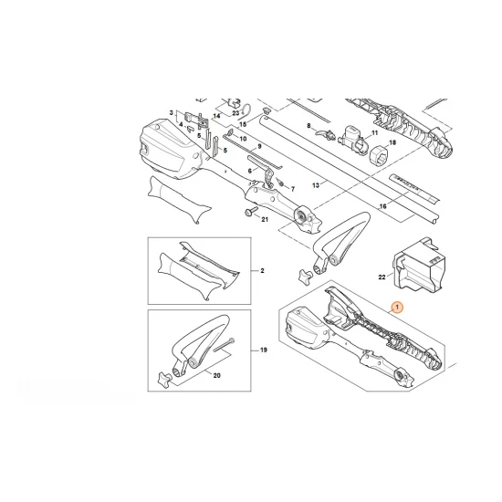 STIHL  Korpus rękojeści 4522 790 1000
